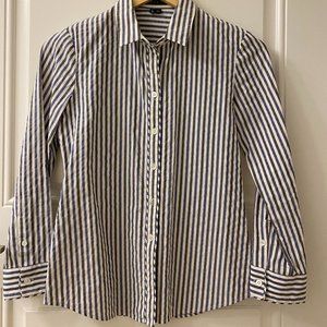 Theory Women Fitted Stripe Shirt